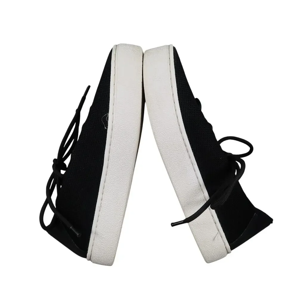 BP Shoes Womens 8 Sneakers Lifestyle Platform Fashion Knit Casual Comfort Black
